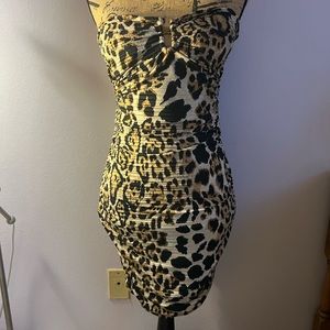 Va Va Voom LG animal print cocktail dress.